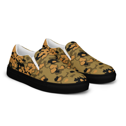 German Oak Leaf Eichenlaubmuster Autumn CAMO Mens Slip-On Canvas Shoes