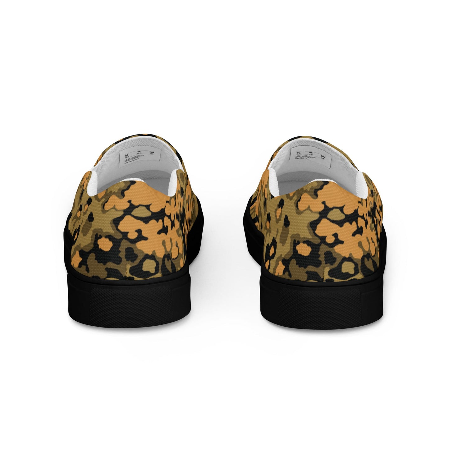 German Oak Leaf Eichenlaubmuster Autumn CAMO Mens Slip-On Canvas Shoes