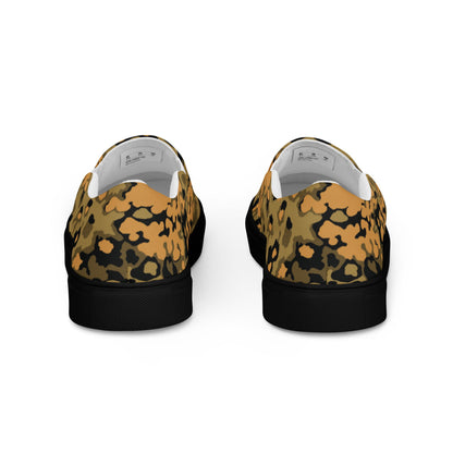 German Oak Leaf Eichenlaubmuster Autumn CAMO Mens Slip-On Canvas Shoes
