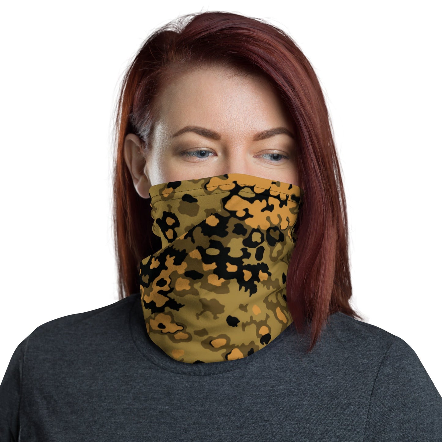 German Oak Leaf Eichenlaubmuster Autumn CAMO Neck Gaiter - Gaiters