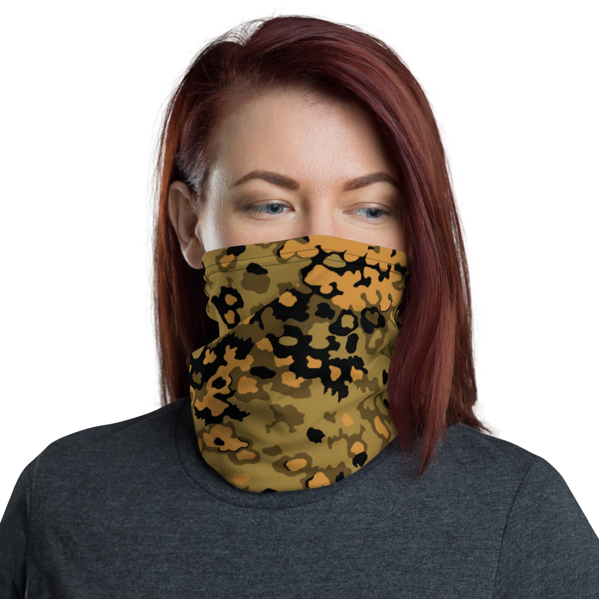 German Oak Leaf Eichenlaubmuster Autumn CAMO Neck Gaiter - Gaiters