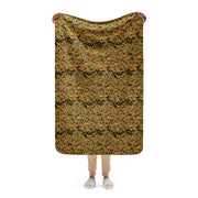 Oak Leaf Eichenlaubmuster Autumn CAMO Sherpa Blanket - 37″×57″