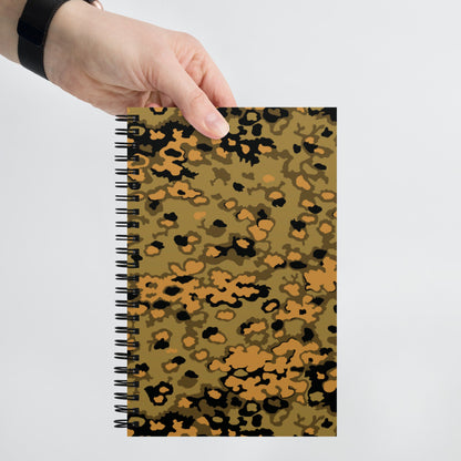 German Oak Leaf Eichenlaubmuster Autumn CAMO Spiral Notebook