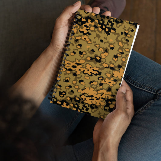 German Oak Leaf Eichenlaubmuster Autumn CAMO Spiral Notebook