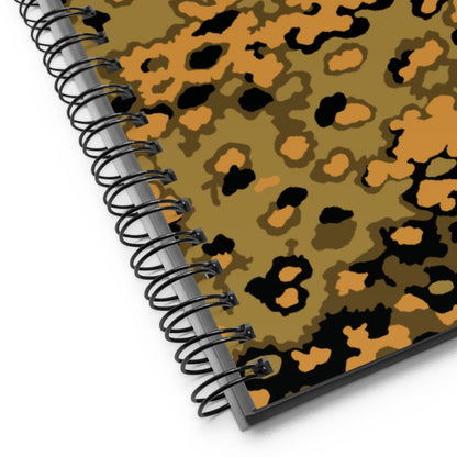 German Oak Leaf Eichenlaubmuster Autumn CAMO Spiral Notebook