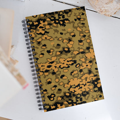 German Oak Leaf Eichenlaubmuster Autumn CAMO Spiral Notebook