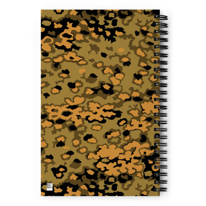 German Oak Leaf Eichenlaubmuster Autumn CAMO Spiral Notebook