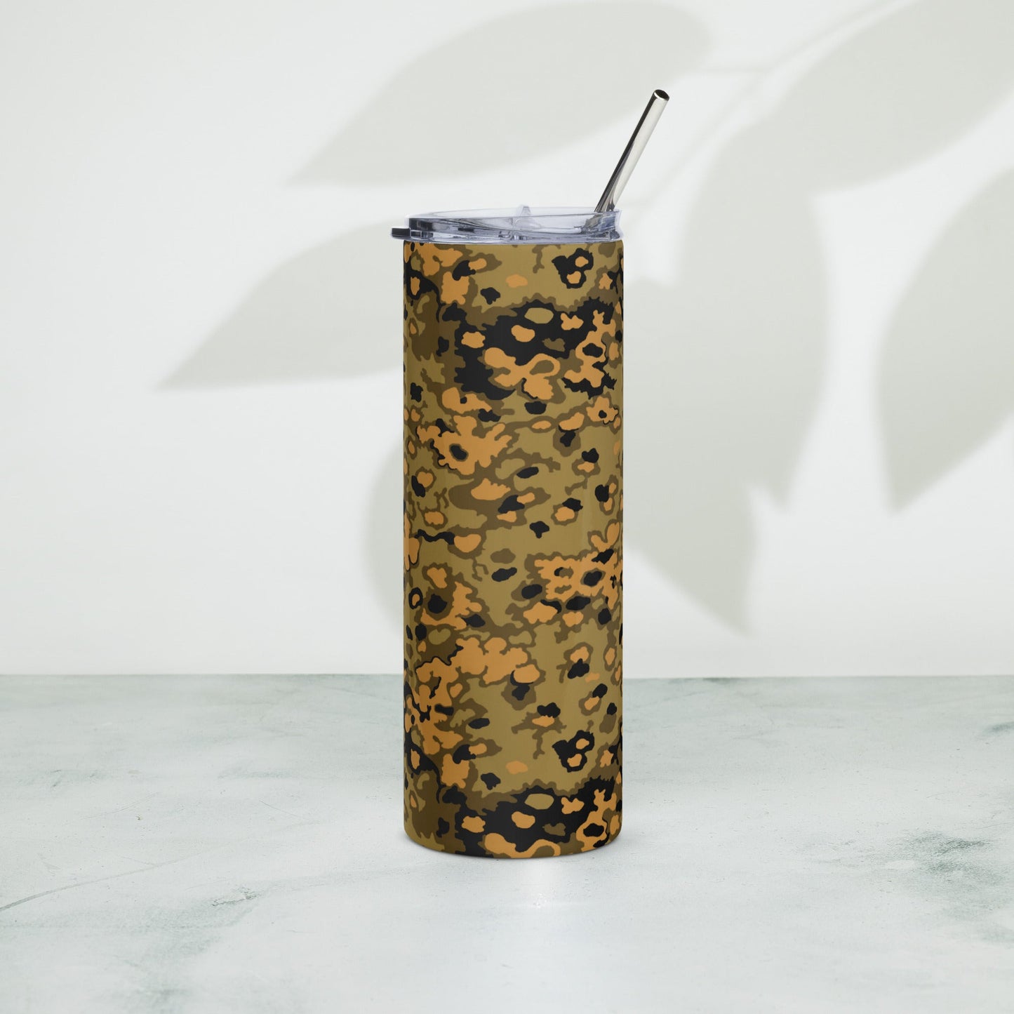 German Oak Leaf Eichenlaubmuster Autumn CAMO Stainless Steel Tumbler