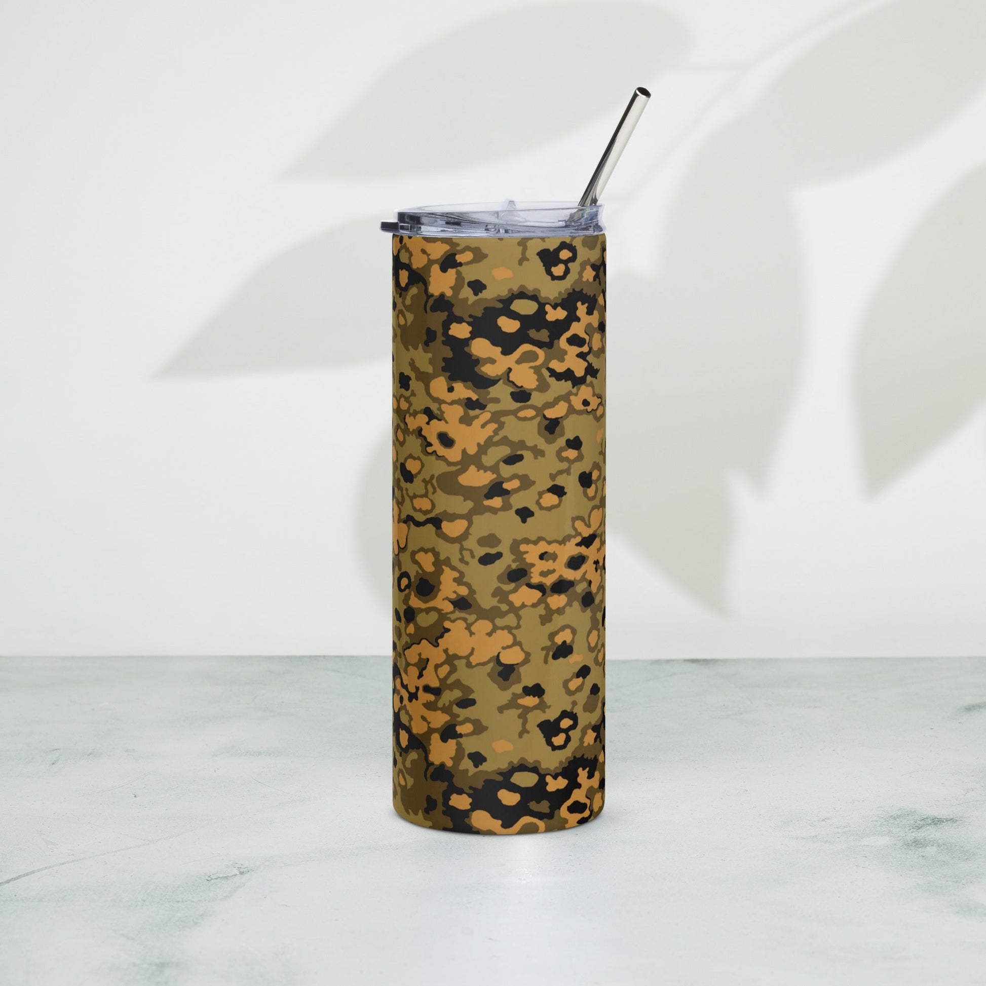 German Oak Leaf Eichenlaubmuster Autumn CAMO Stainless Steel Tumbler