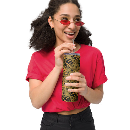 German Oak Leaf Eichenlaubmuster Autumn CAMO Stainless Steel Tumbler