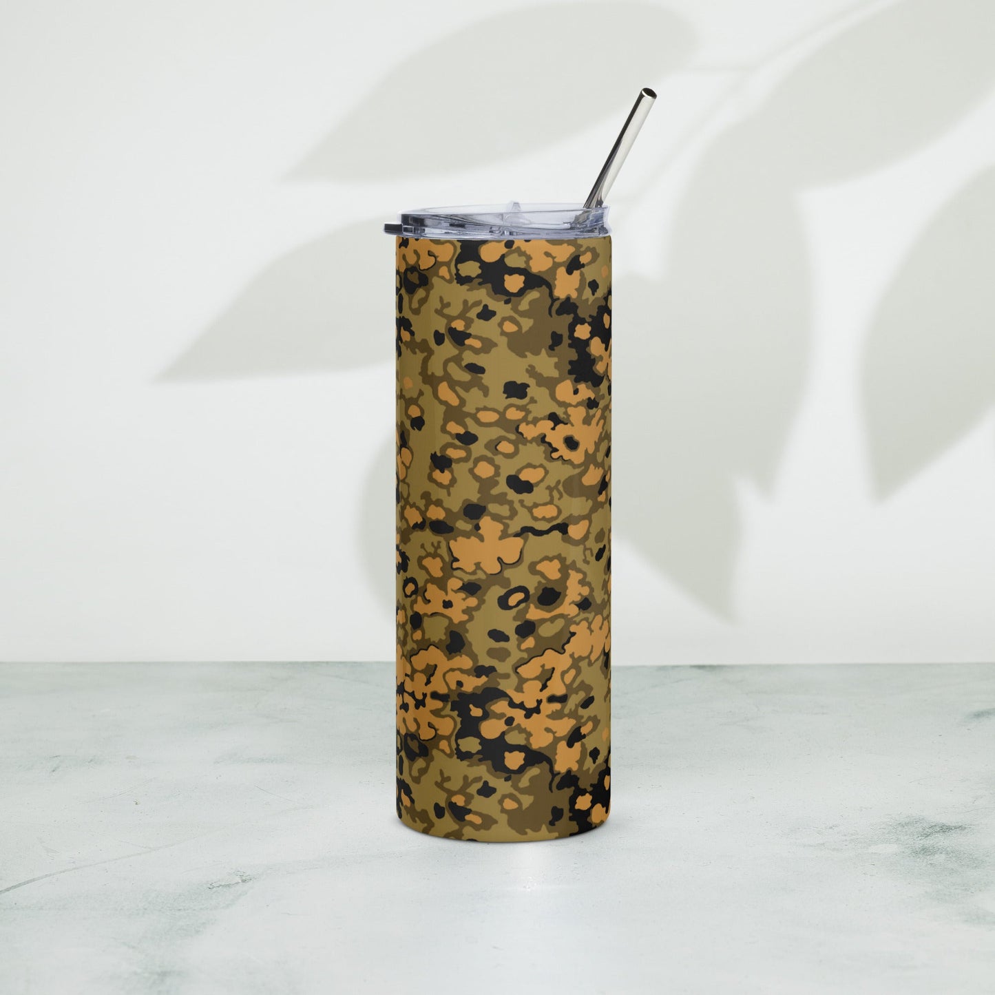 German Oak Leaf Eichenlaubmuster Autumn CAMO Stainless Steel Tumbler