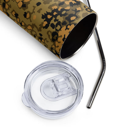 German Oak Leaf Eichenlaubmuster Autumn CAMO Stainless Steel Tumbler