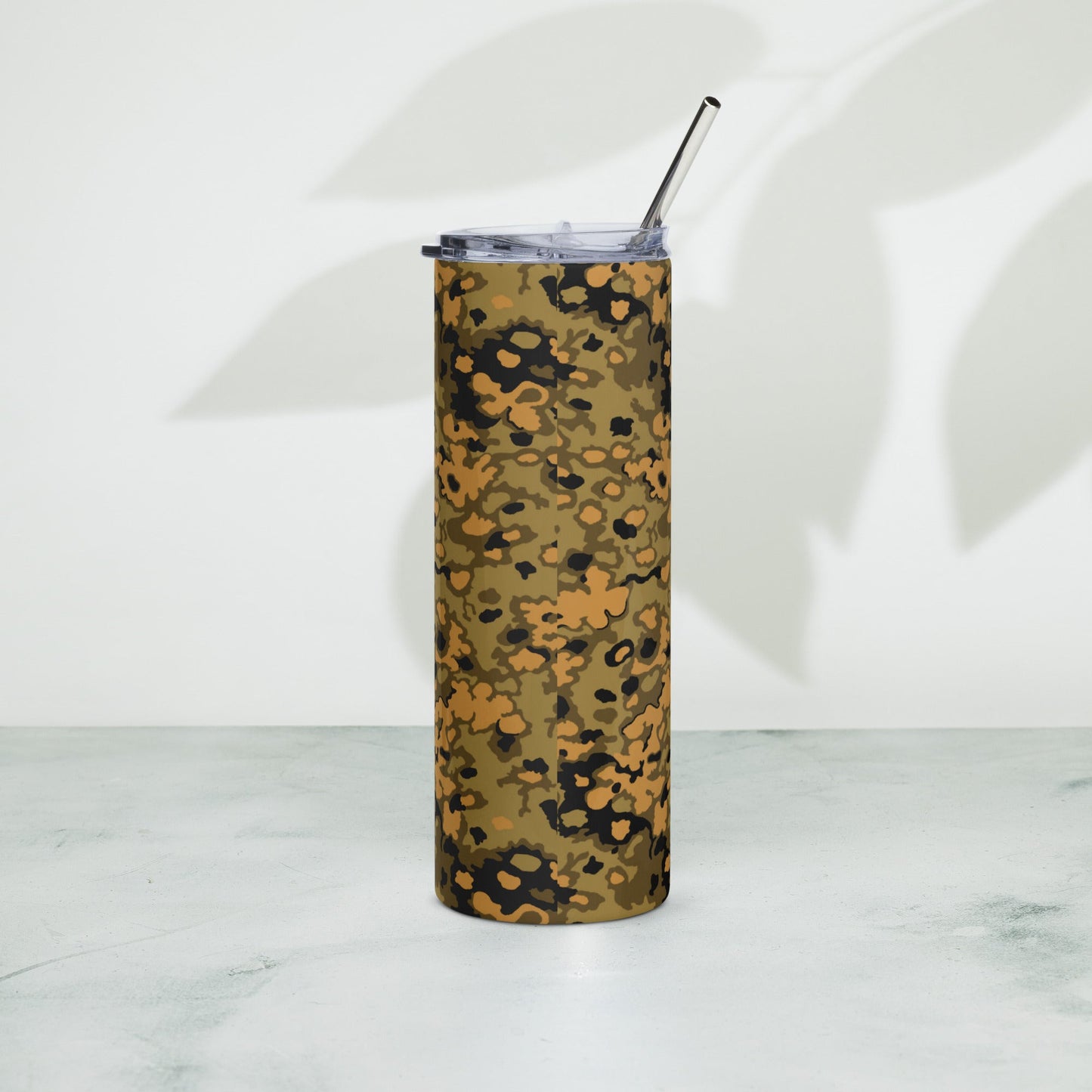 German Oak Leaf Eichenlaubmuster Autumn CAMO Stainless Steel Tumbler