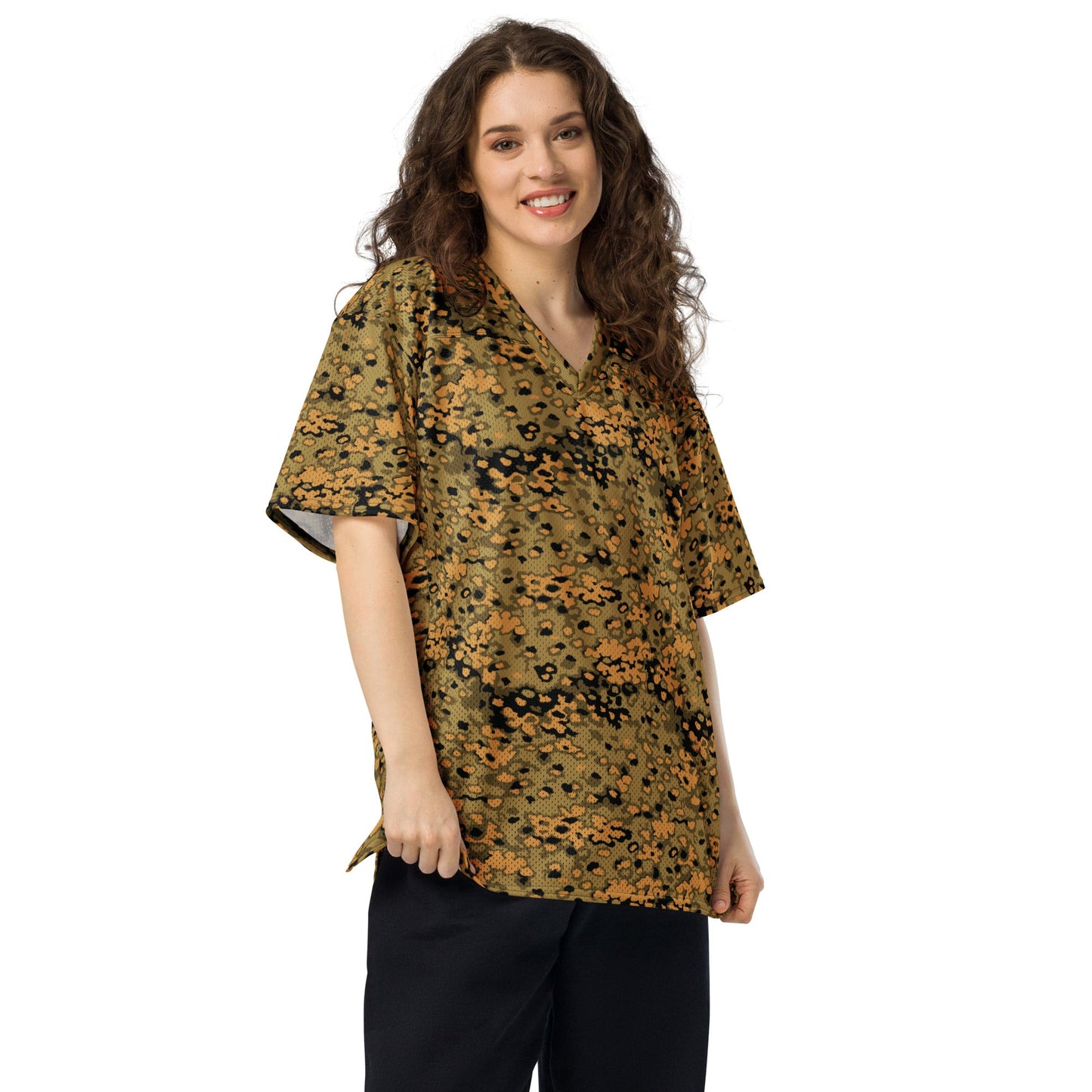 German Oak Leaf Eichenlaubmuster Autumn CAMO Unisex American Football Jersey