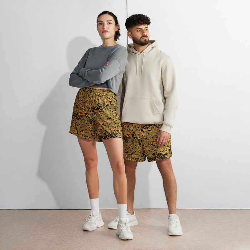 Oak Leaf Eichenlaubmuster Autumn CAMO Unisex Athletic Long Shorts
