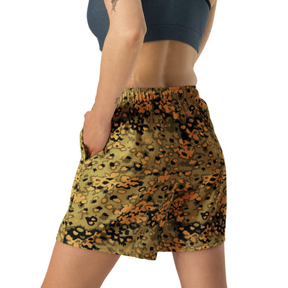 German Oak Leaf Eichenlaubmuster Autumn CAMO Unisex Athletic Long Shorts