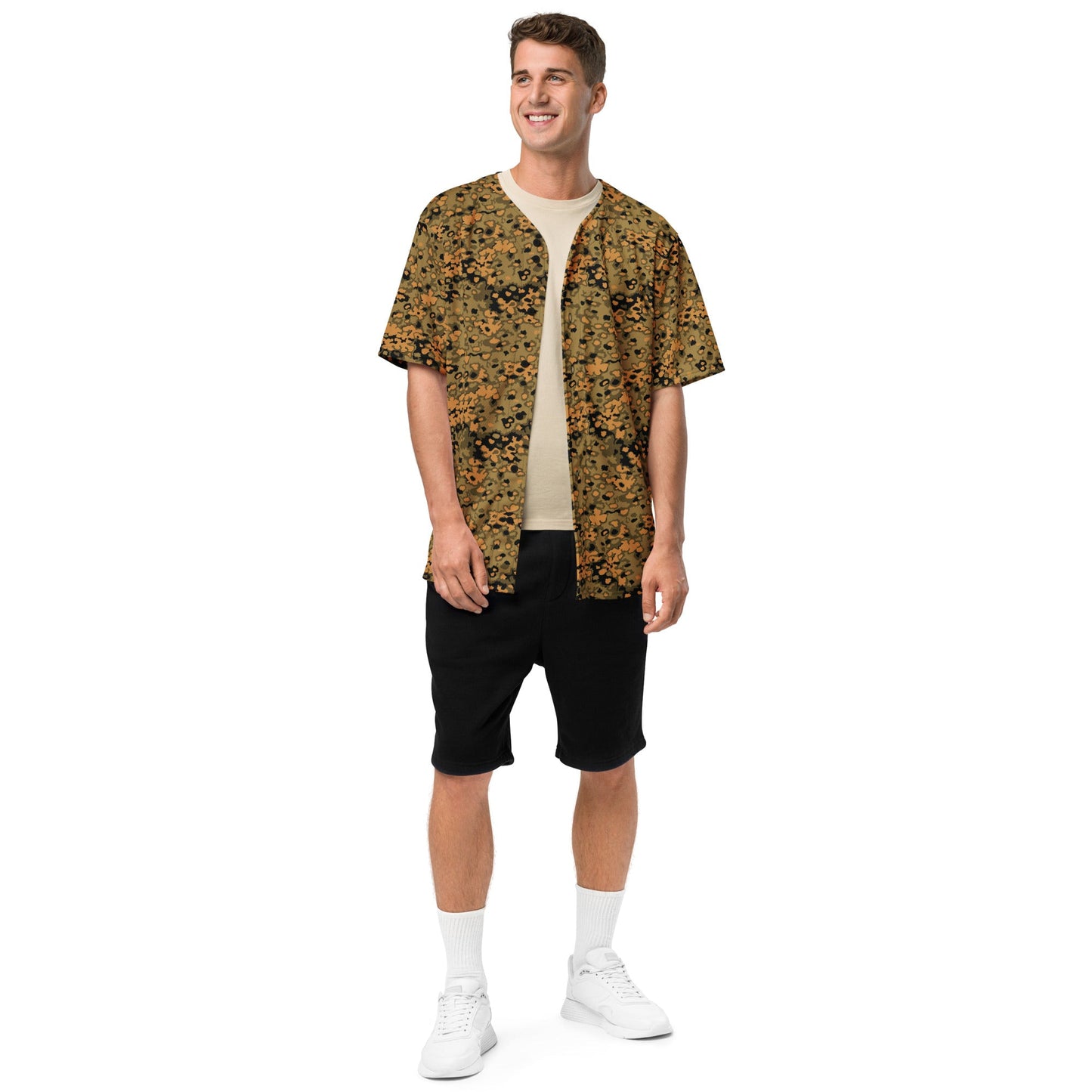 German Oak Leaf Eichenlaubmuster Autumn CAMO Unisex Baseball Jersey