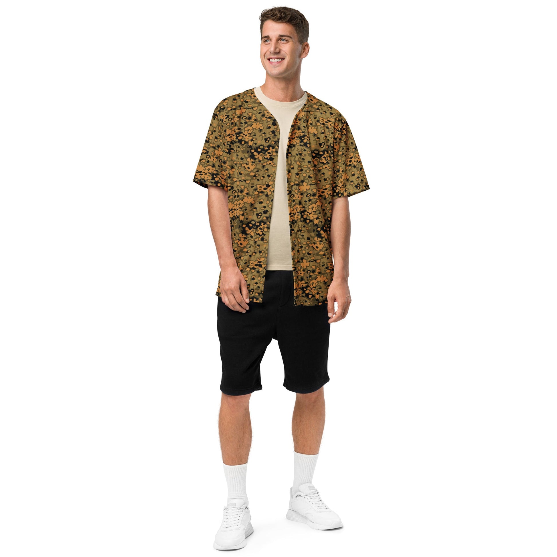 German Oak Leaf Eichenlaubmuster Autumn CAMO Unisex Baseball Jersey