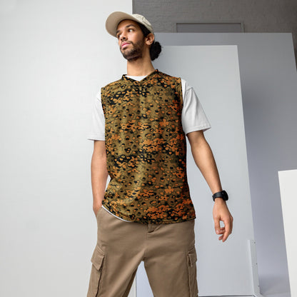 German Oak Leaf Eichenlaubmuster Autumn CAMO unisex basketball jersey - 2XS - Basketball Jerseys