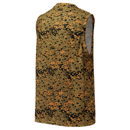 German Oak Leaf Eichenlaubmuster Autumn CAMO Unisex Basketball Jersey