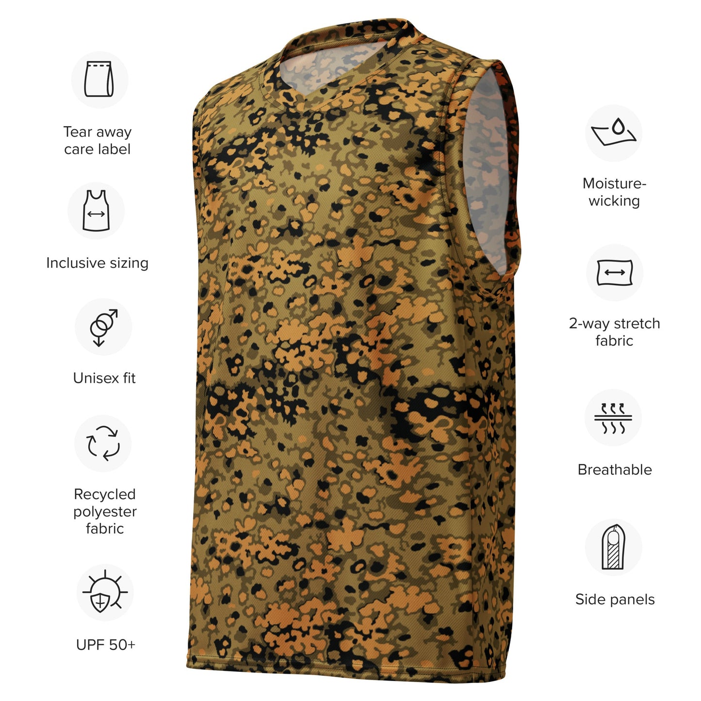 German Oak Leaf Eichenlaubmuster Autumn CAMO unisex basketball jersey - Basketball Jerseys
