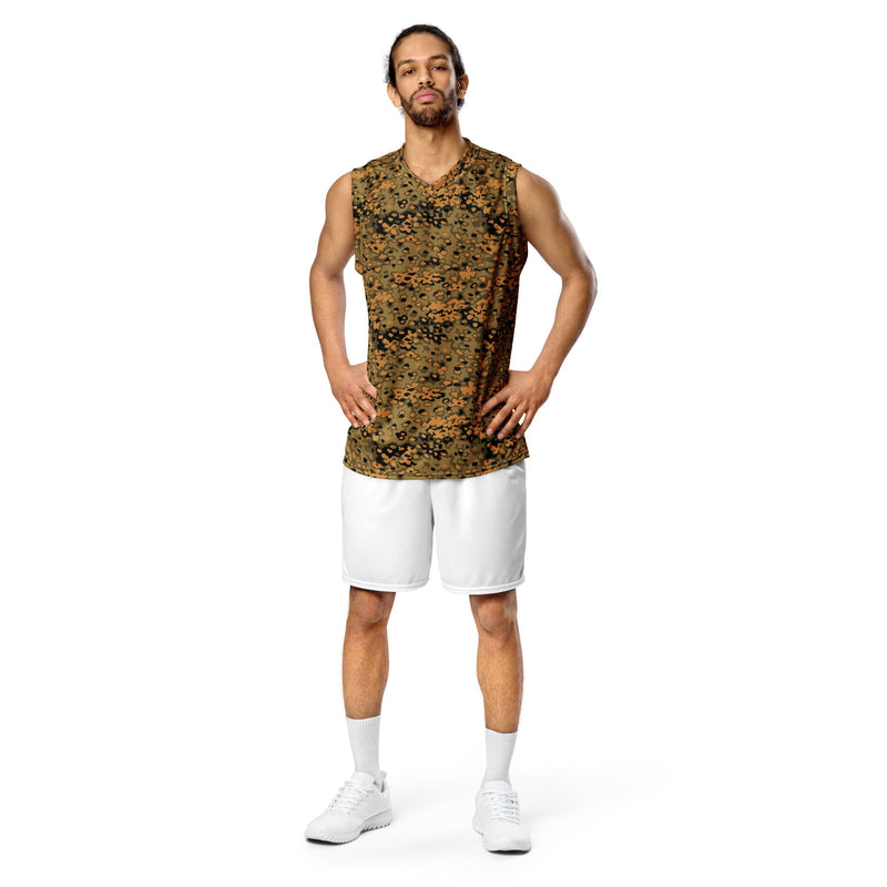 Oak Leaf Eichenlaubmuster Autumn CAMO Unisex Basketball Jersey