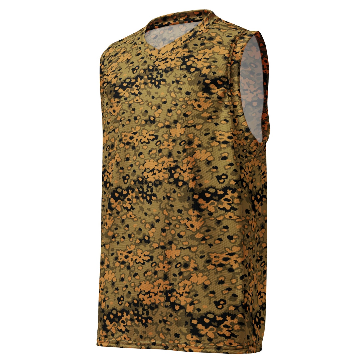 German Oak Leaf Eichenlaubmuster Autumn CAMO Unisex Basketball Jersey