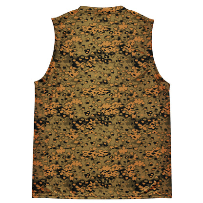 German Oak Leaf Eichenlaubmuster Autumn CAMO Unisex Basketball Jersey