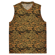 Oak Leaf Eichenlaubmuster Autumn CAMO Unisex Basketball Jersey