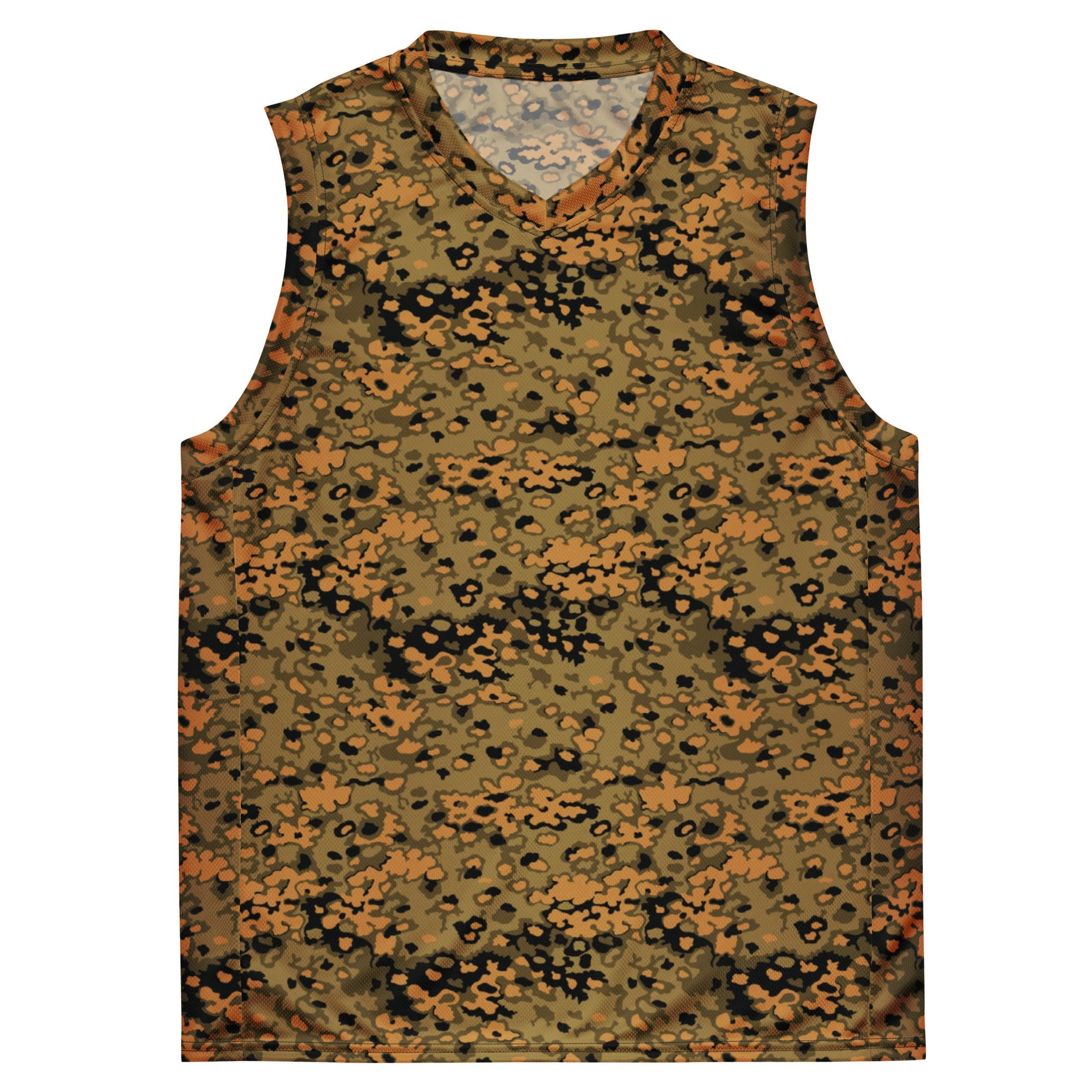 German Oak Leaf Eichenlaubmuster Autumn CAMO Unisex Basketball Jersey
