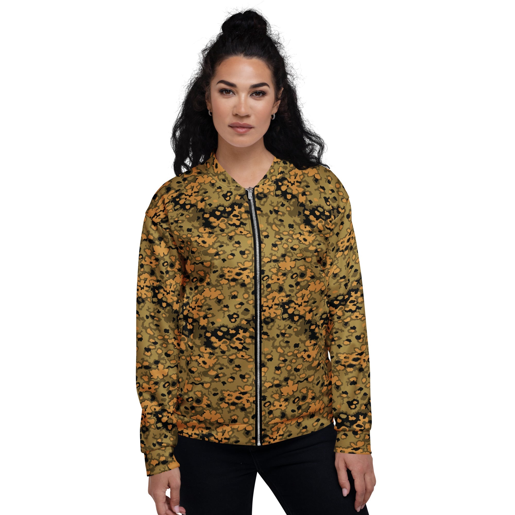 CAMO HQ - Oak Leaf Eichenlaubmuster Autumn CAMO Unisex Bomber