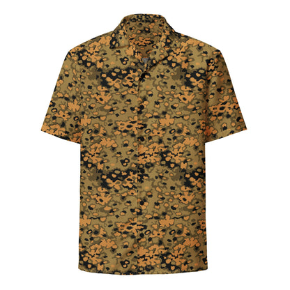 German Oak Leaf Eichenlaubmuster Autumn CAMO Unisex button shirt Button Shirts