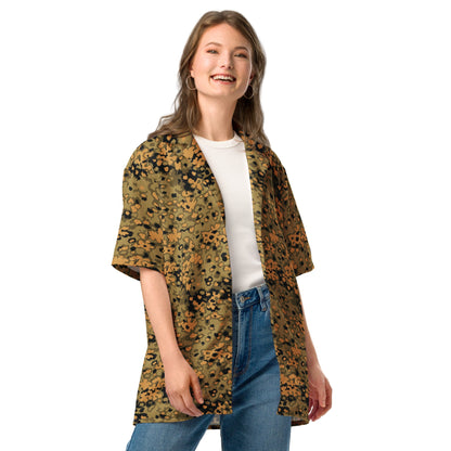 German Oak Leaf Eichenlaubmuster Autumn CAMO Unisex button shirt Button Shirts