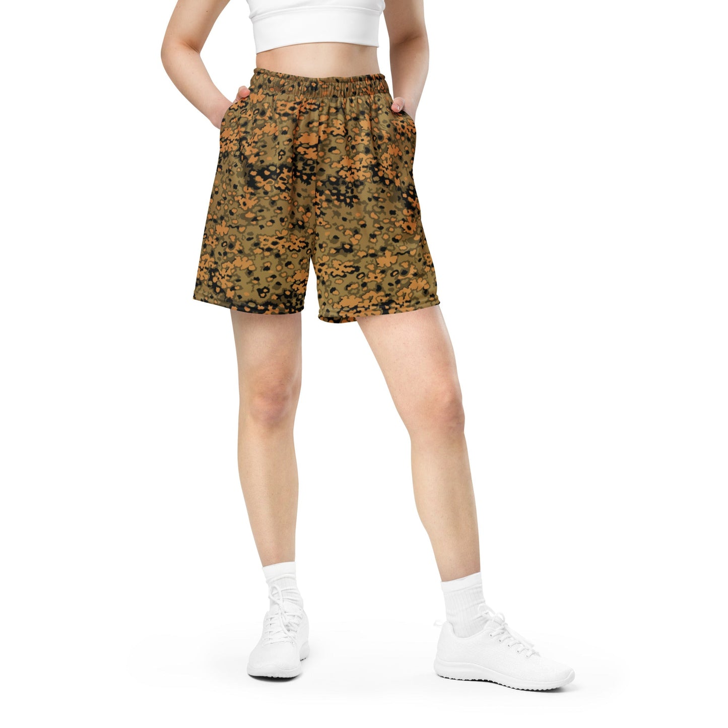 German Oak Leaf Eichenlaubmuster Autumn CAMO Unisex Mesh Shorts