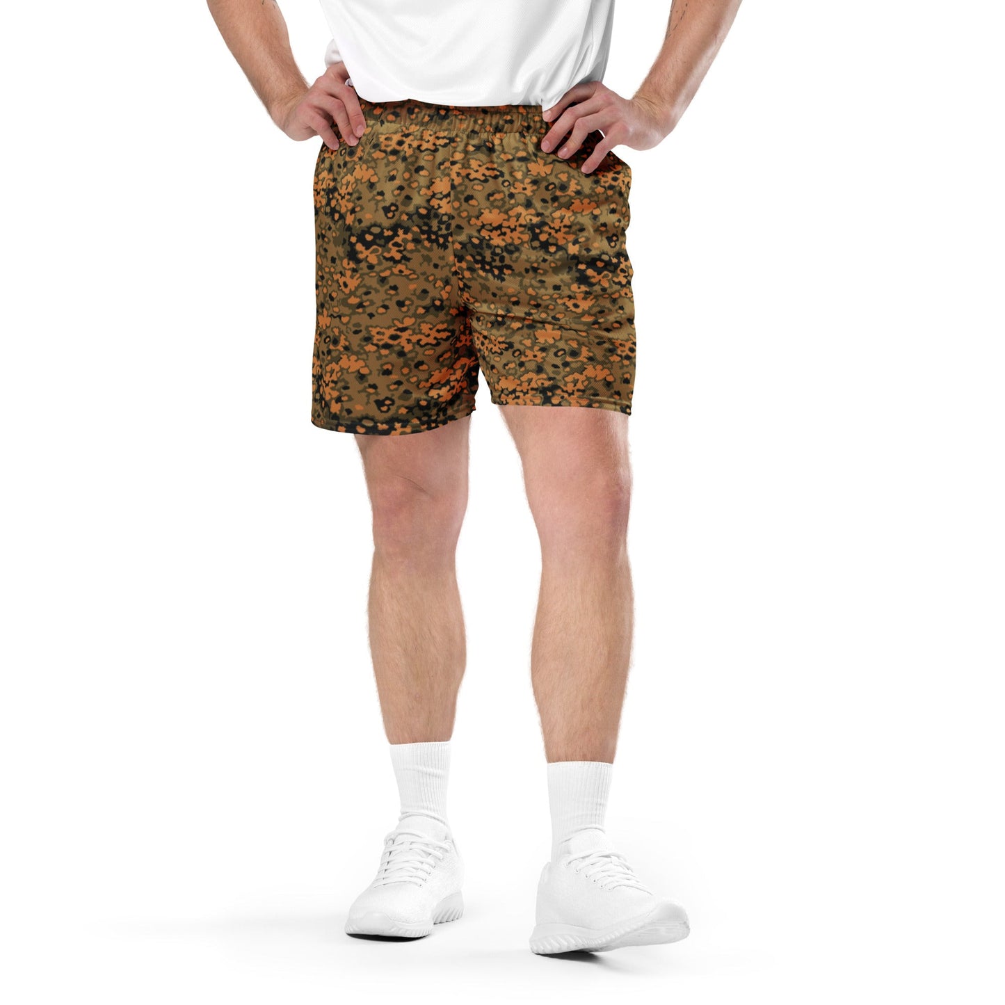 German Oak Leaf Eichenlaubmuster Autumn CAMO Unisex Mesh Shorts