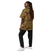 Oak Leaf Eichenlaubmuster Autumn CAMO Unisex Short-Sleeve Button Shirt - Button-Up