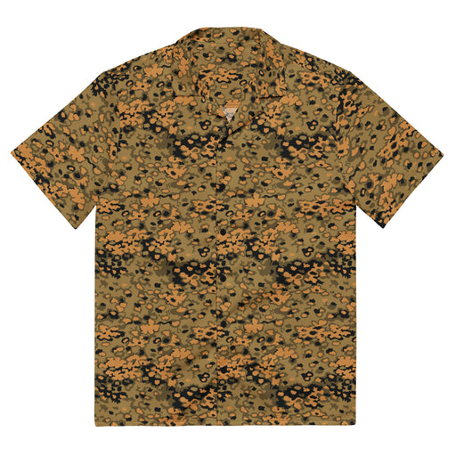 Oak Leaf Eichenlaubmuster Autumn CAMO Unisex Short-Sleeve Button Shirt - Button-Up
