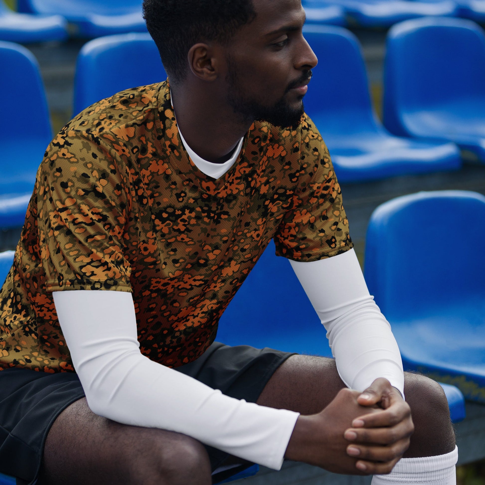 German Oak Leaf Eichenlaubmuster Autumn CAMO Unisex Sports Jersey