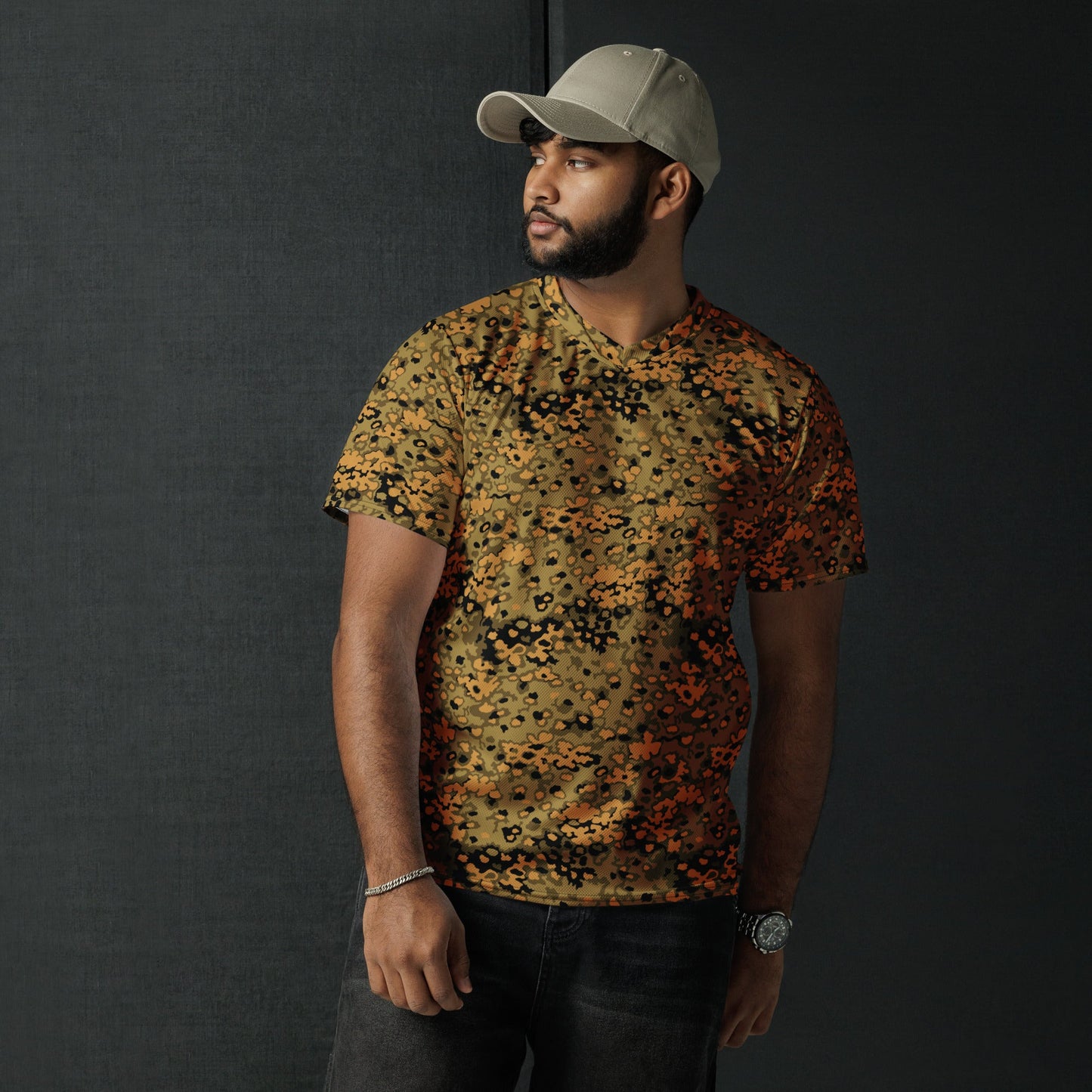German Oak Leaf Eichenlaubmuster Autumn CAMO Unisex Sports Jersey