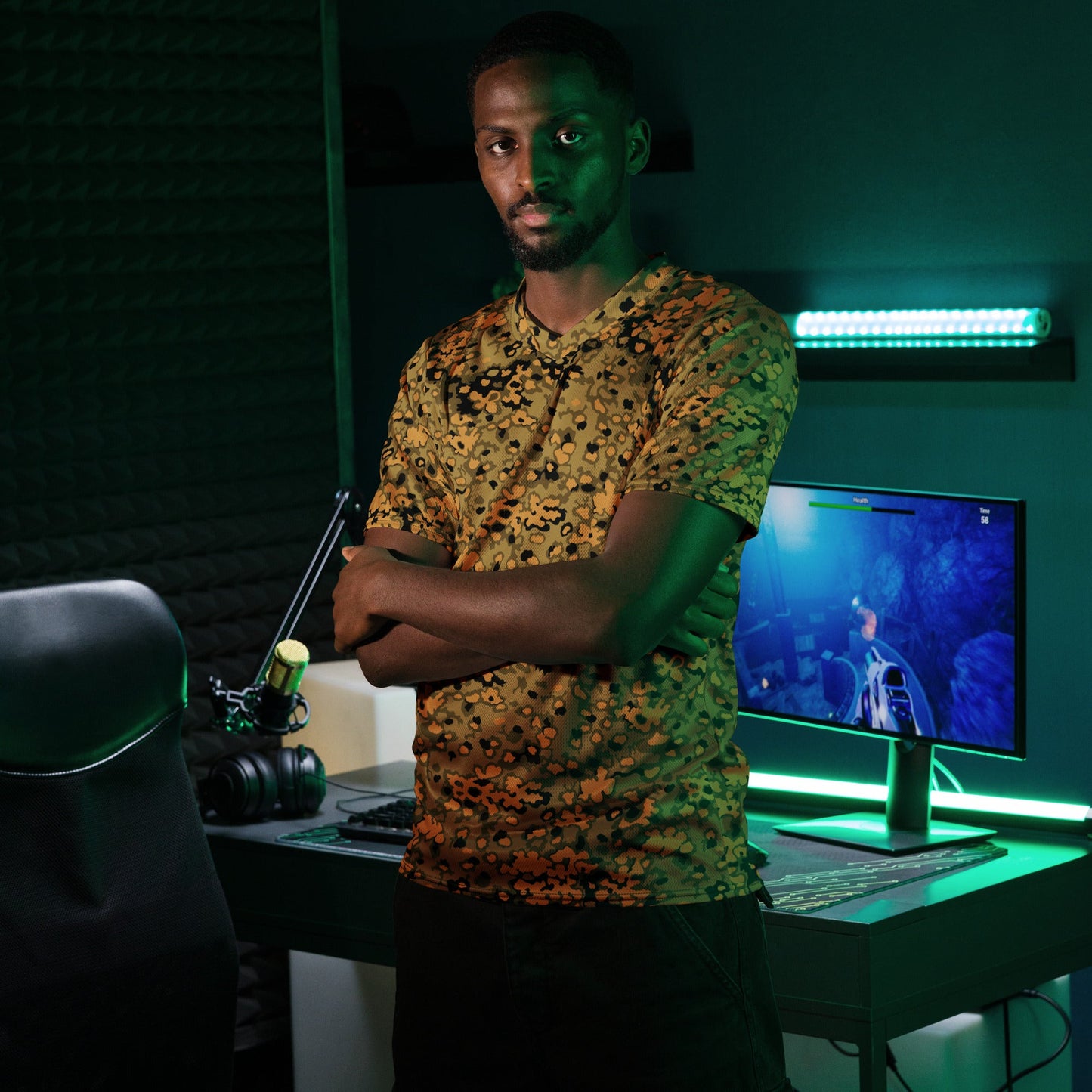 German Oak Leaf Eichenlaubmuster Autumn CAMO unisex sports jersey Sports Jerseys