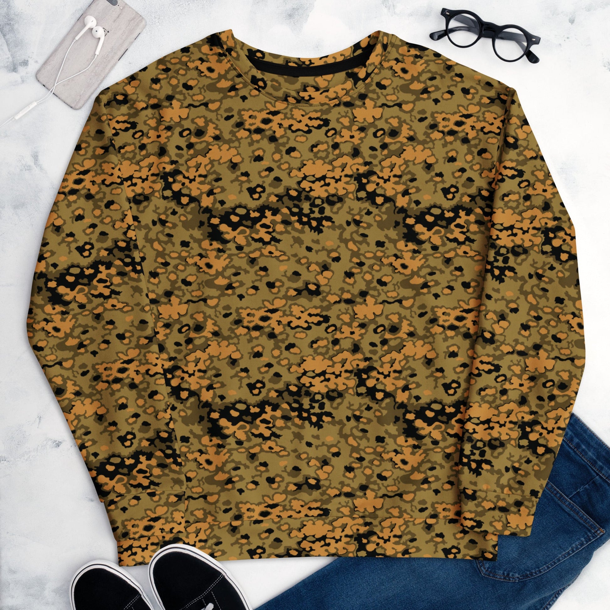 German Oak Leaf Eichenlaubmuster Autumn CAMO Unisex Sweatshirt