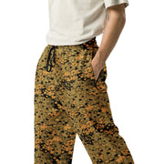 Oak Leaf Eichenlaubmuster Autumn CAMO Unisex Wide-Leg Joggers