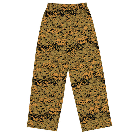 German Oak Leaf Eichenlaubmuster Autumn CAMO Unisex Wide-Leg Leisure Pants