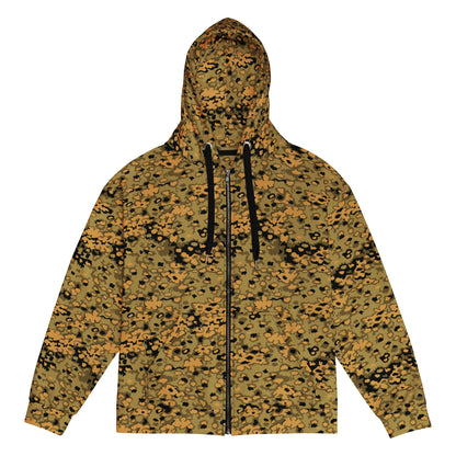 German Oak Leaf Eichenlaubmuster Autumn CAMO Unisex Zip Hoodie - 2XS