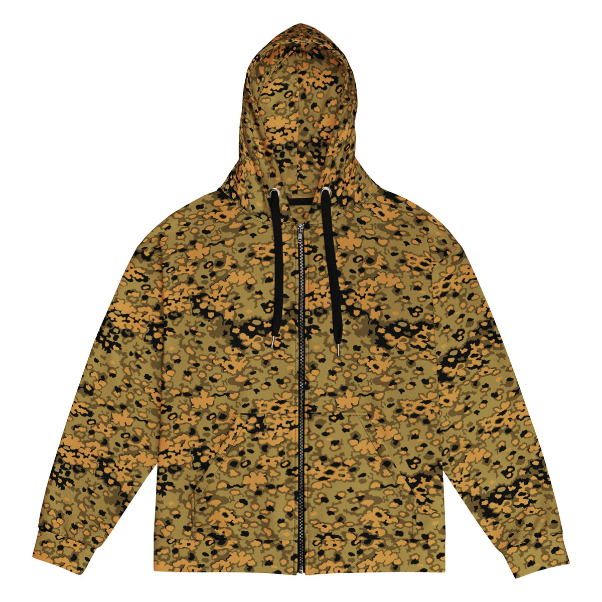 CAMO HQ - Oak Leaf Eichenlaubmuster Autumn CAMO Unisex Zip Hoodie