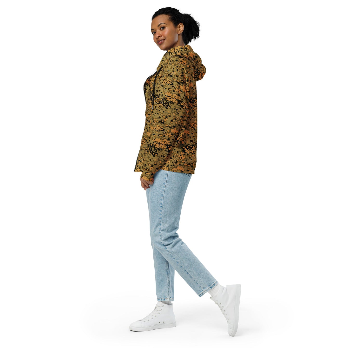 German Oak Leaf Eichenlaubmuster Autumn CAMO Unisex Zip Hoodie
