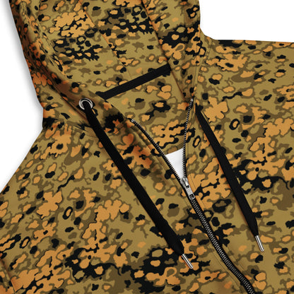German Oak Leaf Eichenlaubmuster Autumn CAMO Unisex Zip Hoodie