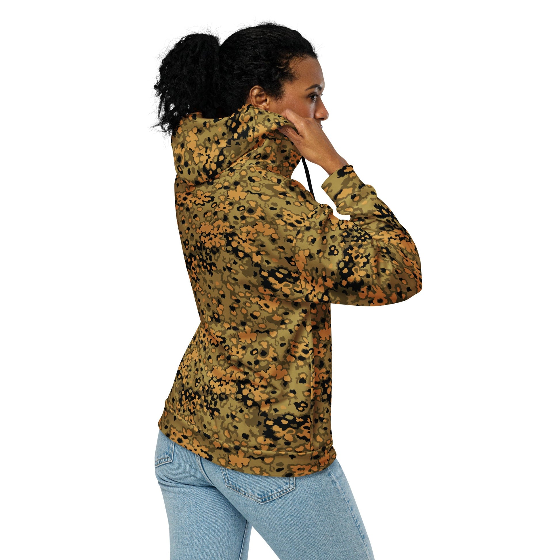 German Oak Leaf Eichenlaubmuster Autumn CAMO Unisex zip hoodie Zip Hoodies
