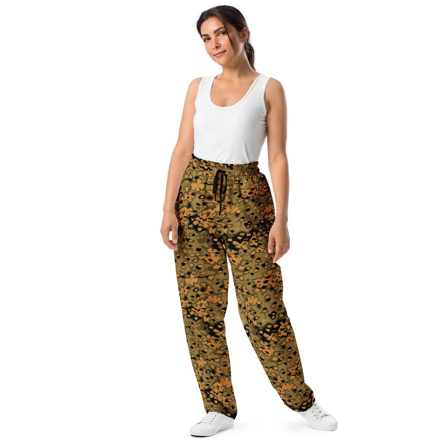 German Oak Leaf Eichenlaubmuster Autumn CAMO Wide-leg joggers - Joggers