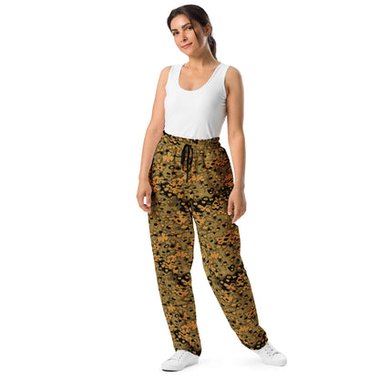German Oak Leaf Eichenlaubmuster Autumn CAMO Wide-leg joggers - Joggers